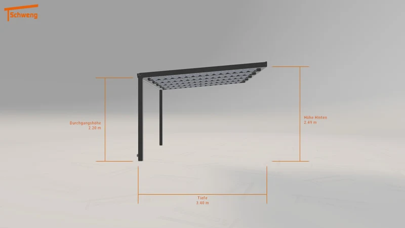 #DE Schweng Terrassenüberdachung S350 (ID mjpp8j)