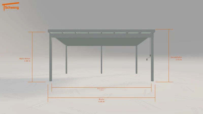 #DE Schweng Terrassenüberdachung S400 (ID w322zw)