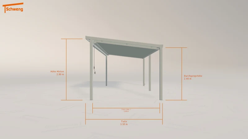 #DE Schweng Terrassenüberdachung S400 (ID w322zw)