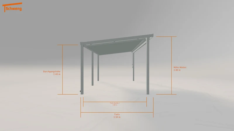 #DE Schweng Terrassenüberdachung S400 (ID w322zw)