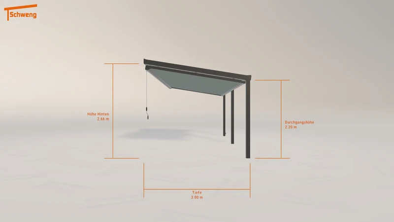 #DE Schweng Terrassenüberdachung S400 (ID zb5gxz)