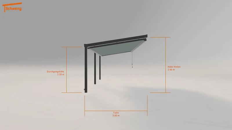 #DE Schweng Terrassenüberdachung S400 (ID zb5gxz)