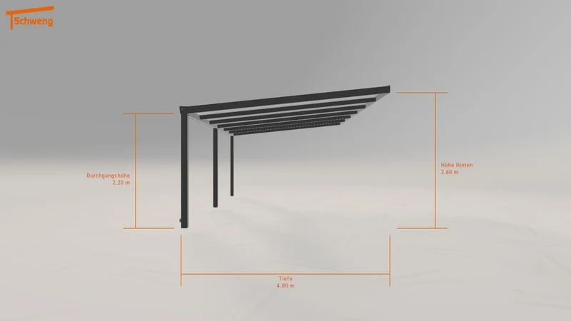#DE Schweng Terrassenüberdachung S400 (ID 42xjz7)