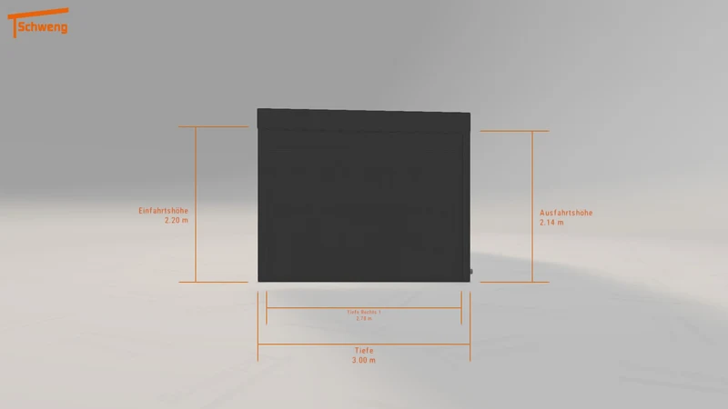 #DE Schweng Flachdachcarport C600+ (ID mjp2kw) #MTG