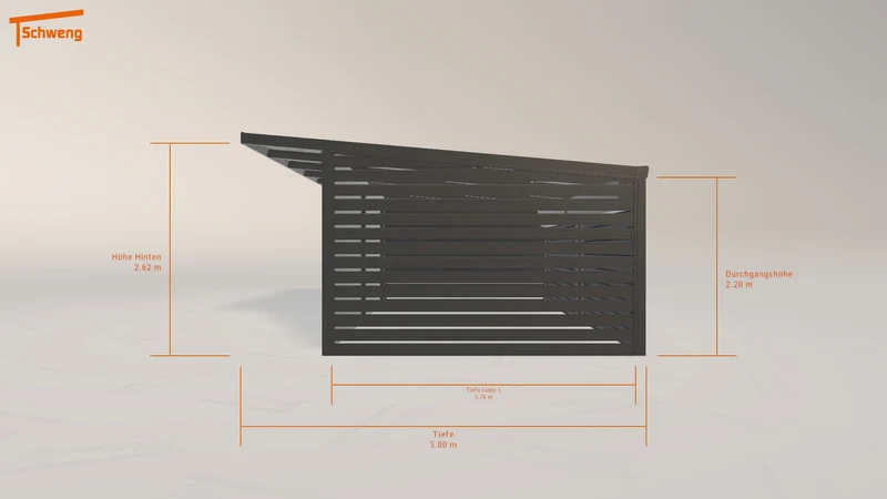 #AT Schweng Pultdachcarport S400 (ID dvq8bm)