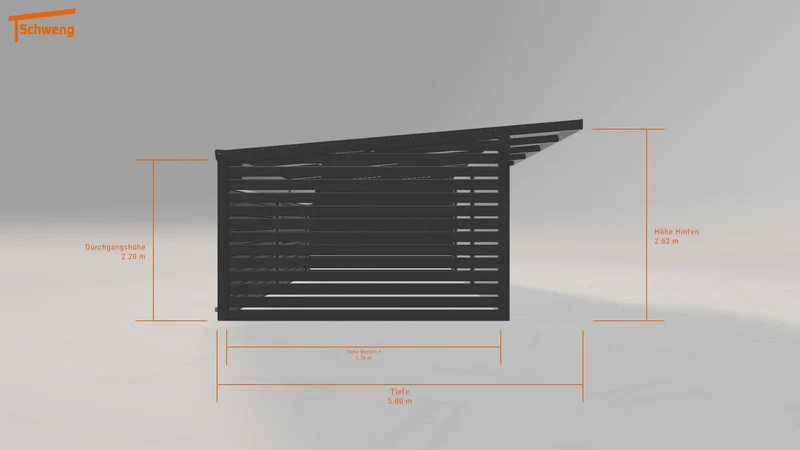#AT Schweng Pultdachcarport S400 (ID dvq8bm)