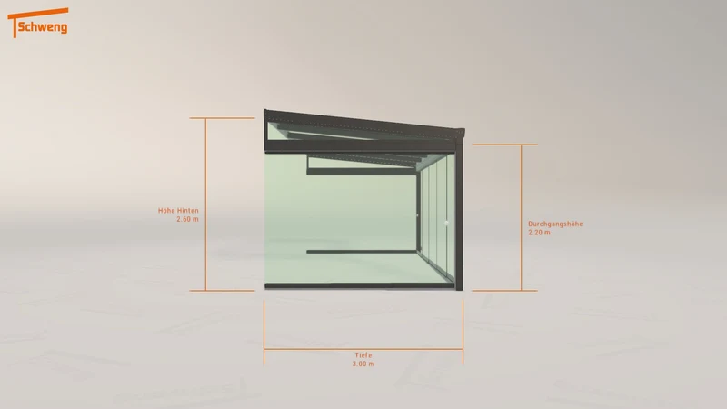 #AT Schweng Terrassenüberdachung S400 (ID g73zj7)