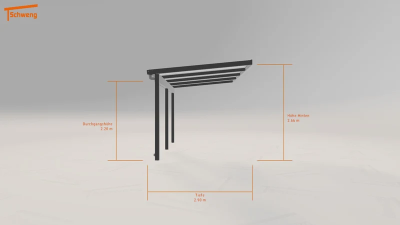 #DE Schweng Terrassenüberdachung S350 (ID zb5jny)