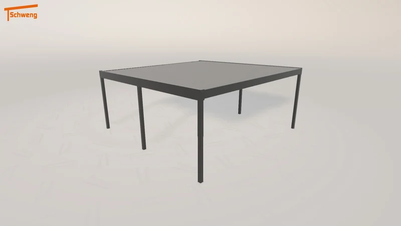 #DE Schweng Flachdachcarport C600+ (ID g73px8)