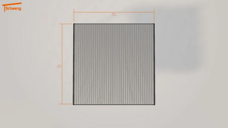 #DE Schweng Flachdachcarport C600+ (ID g73px8)