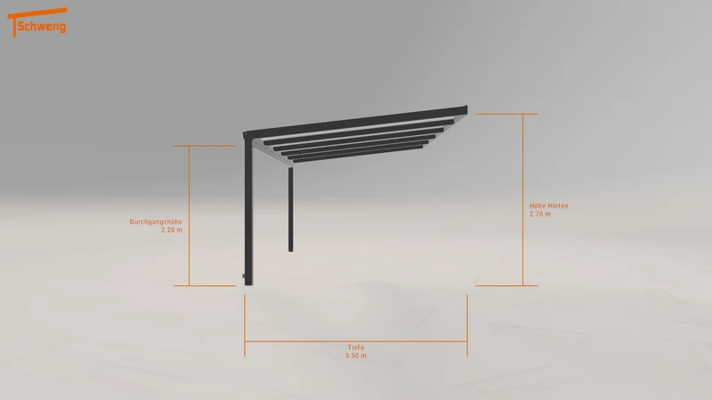#DE Schweng Terrassenüberdachung S350 (ID zb5x7m)
