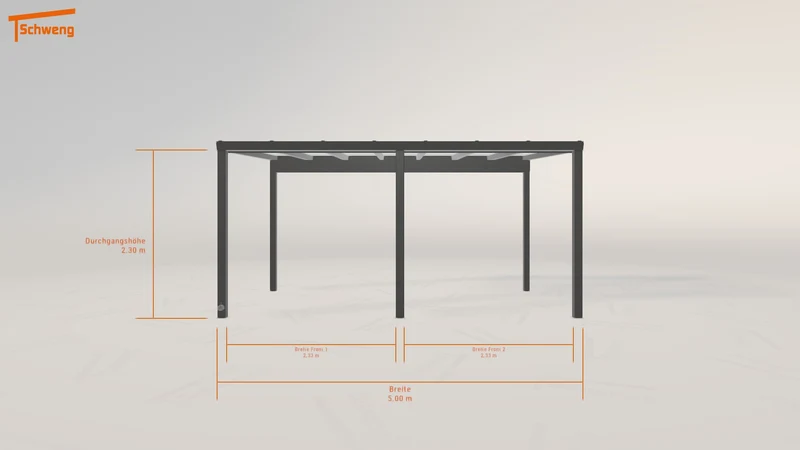 #DE Schweng Terrassenüberdachung S350 (ID 5m8974)
