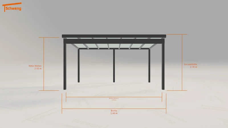 #DE Schweng Terrassenüberdachung S350 (ID 5m8974)