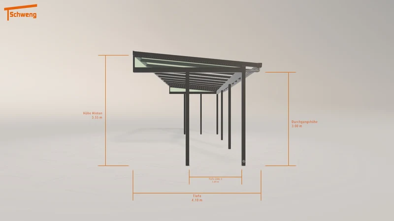 #AT Schweng Pultdachcarport S400 (ID v4j9g7)
