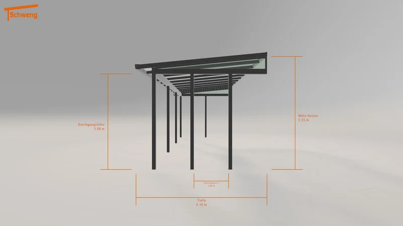 #AT Schweng Pultdachcarport S400 (ID v4j9g7)