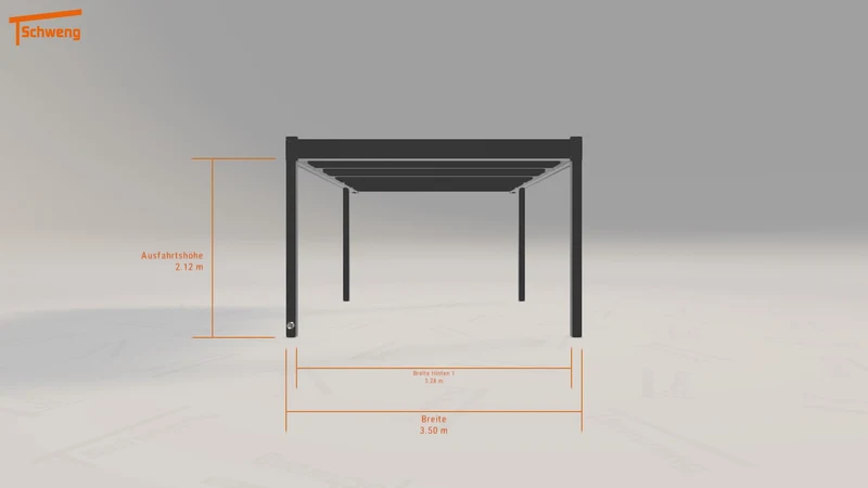 #DE Schweng Flachdachcarport C600 (ID v4jdvb) #MTG