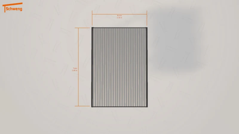 #DE Schweng Flachdachcarport C600 (ID v4jdvb) #MTG