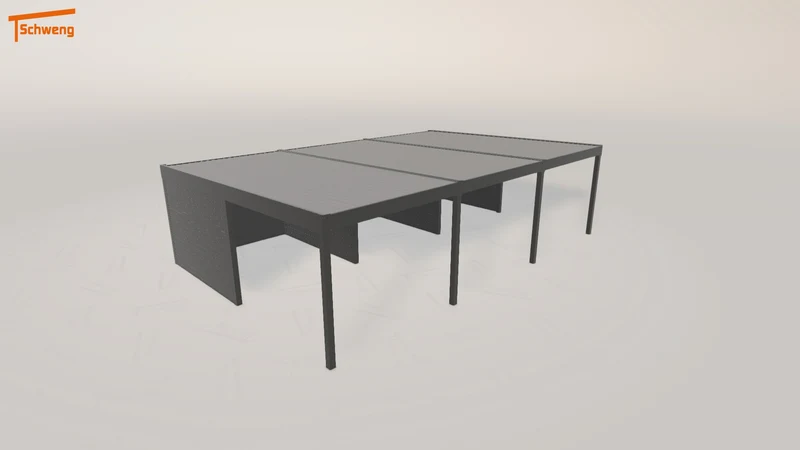 #DE Schweng Flachdachcarport C600+ (ID 5m8gm4) #MTG