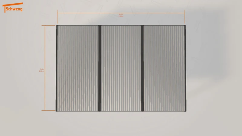 #DE Schweng Flachdachcarport C600+ (ID 5m8gm4) #MTG
