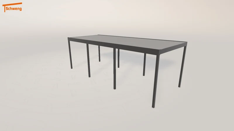 #DE Schweng Flachdachcarport C600 (ID ygy2w7)