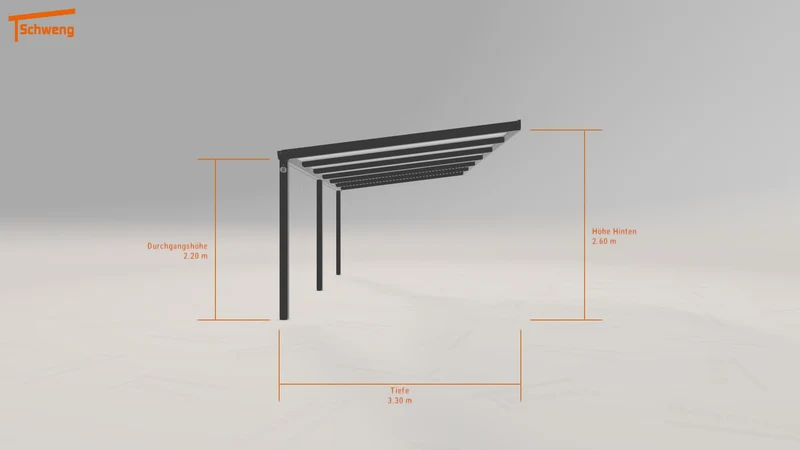 #DE Schweng Terrassenüberdachung S350 (ID mjp5w4)