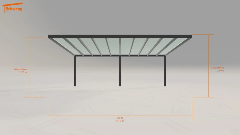 #DE Schweng Terrassenüberdachung S400 (ID ygy8db)