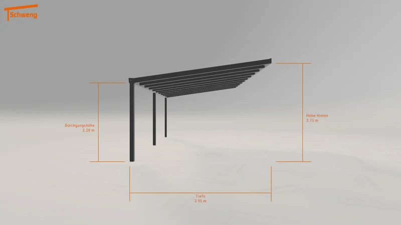 #DE Schweng Terrassenüberdachung S400 (ID ygy8db)
