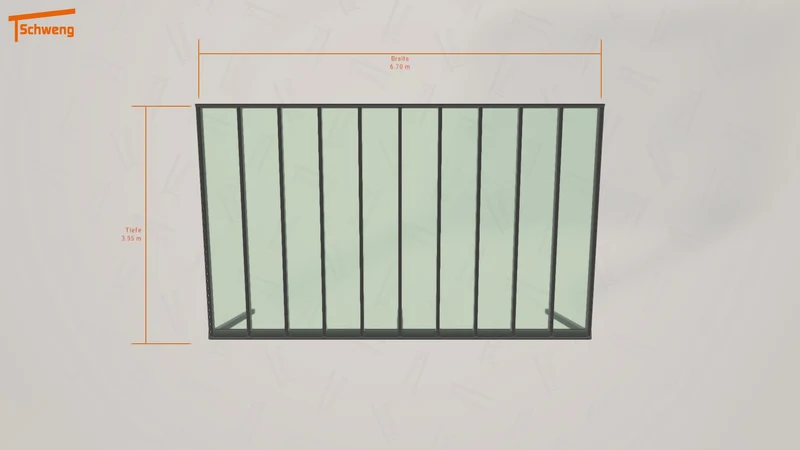 #DE Schweng Terrassenüberdachung S400 (ID ygy8db)