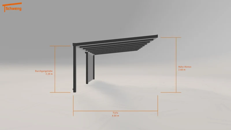 #DE Schweng Terrassenüberdachung S400 (ID v4jmjq)
