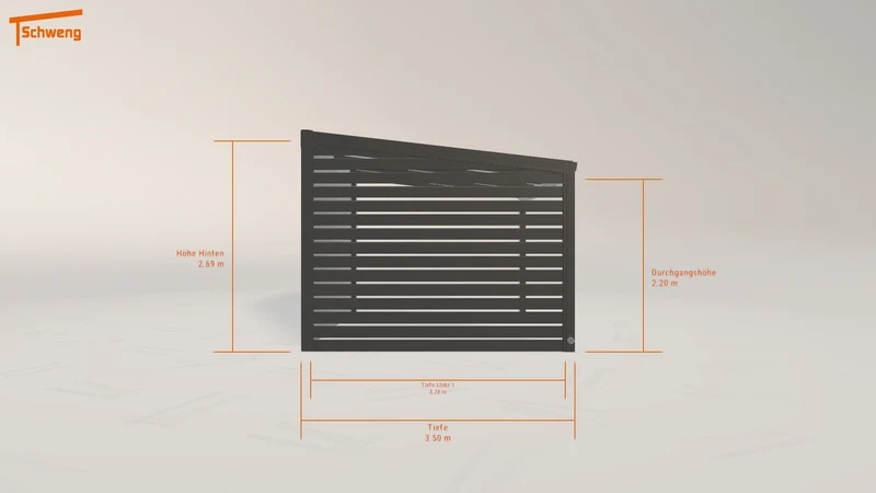 #DE Schweng Terrassenüberdachung S350 (ID mjpxk9)