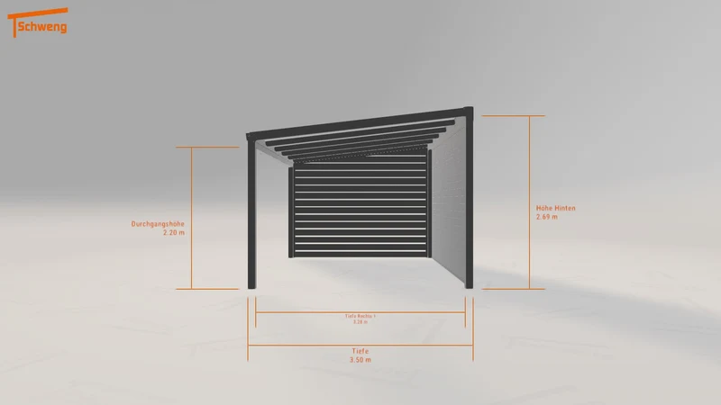 #DE Schweng Terrassenüberdachung S350 (ID mjpxk9)