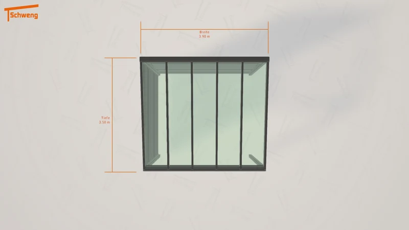 #DE Schweng Terrassenüberdachung S350 (ID mjpxk9)