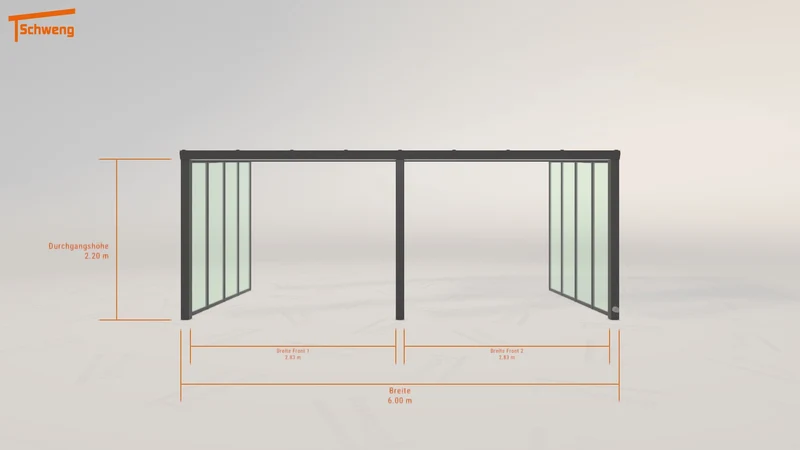 #DE Schweng Terrassenüberdachung S350 (ID ygy9rz)