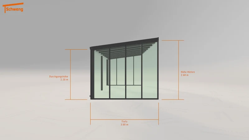 #DE Schweng Terrassenüberdachung S350 (ID ygy9rz)