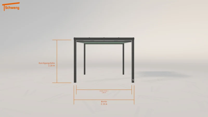#DE Schweng Terrassenüberdachung S350 (ID 859yz2)