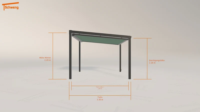 #DE Schweng Terrassenüberdachung S350 (ID 859yz2)