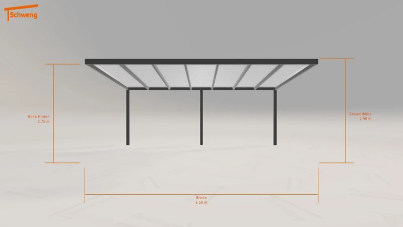 #DE Schweng Pultdachcarport S400 (ID 2q5k4j) #MTG