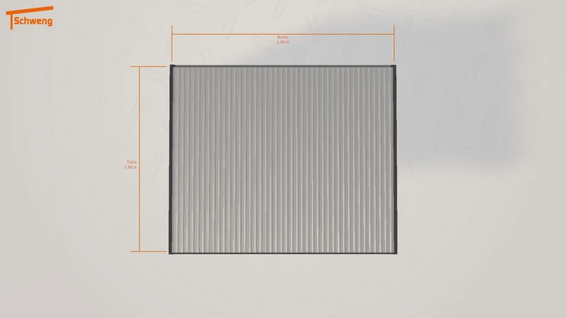 #DE Schweng Flachdachcarport C600 (ID qdyyxk)