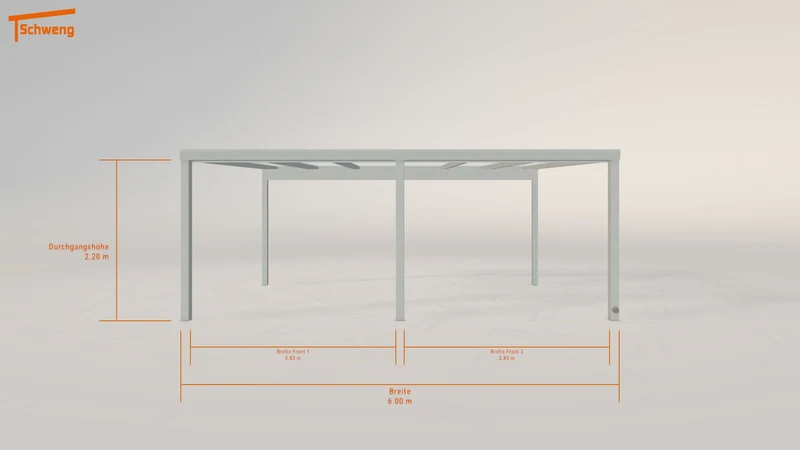 #AT Schweng Pultdachcarport S400 (ID w3279b) #MTG