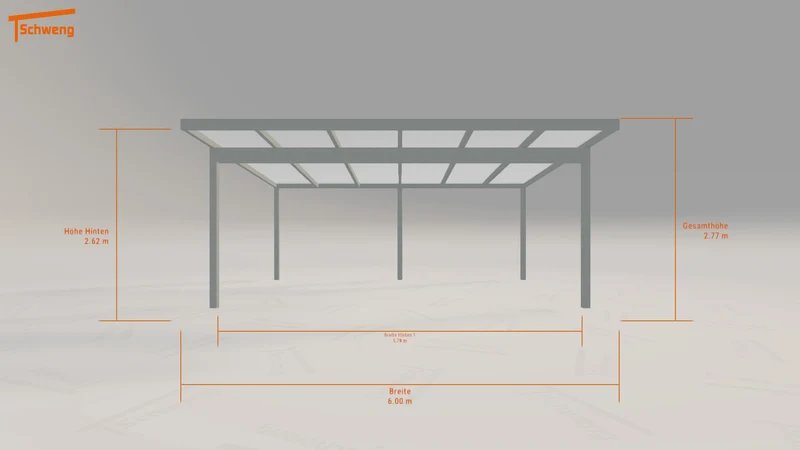 #AT Schweng Pultdachcarport S400 (ID w3279b) #MTG