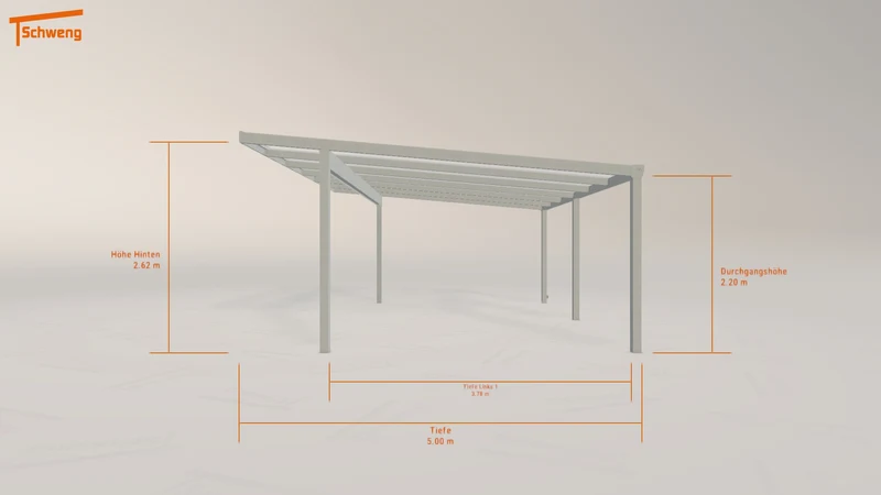 #AT Schweng Pultdachcarport S400 (ID w3279b) #MTG