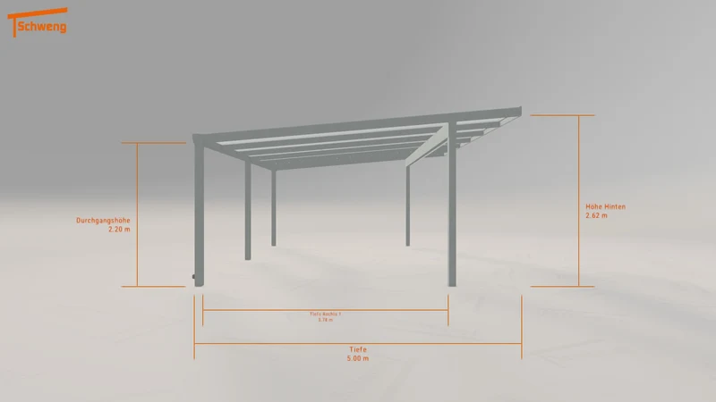 #AT Schweng Pultdachcarport S400 (ID w3279b) #MTG
