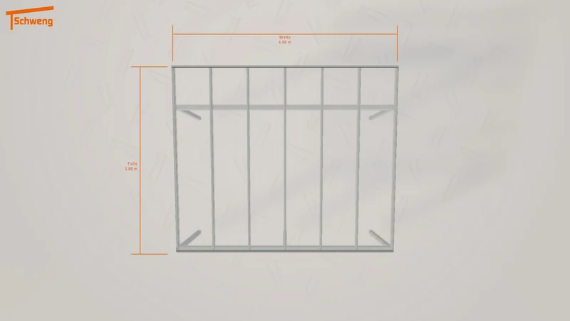 #AT Schweng Pultdachcarport S400 (ID w3279b) #MTG