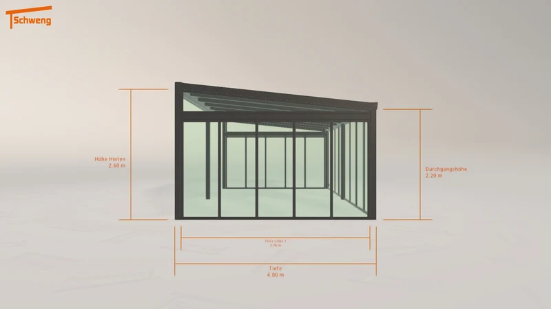 #DE Schweng Terrassenüberdachung S400 (ID jjprxb)