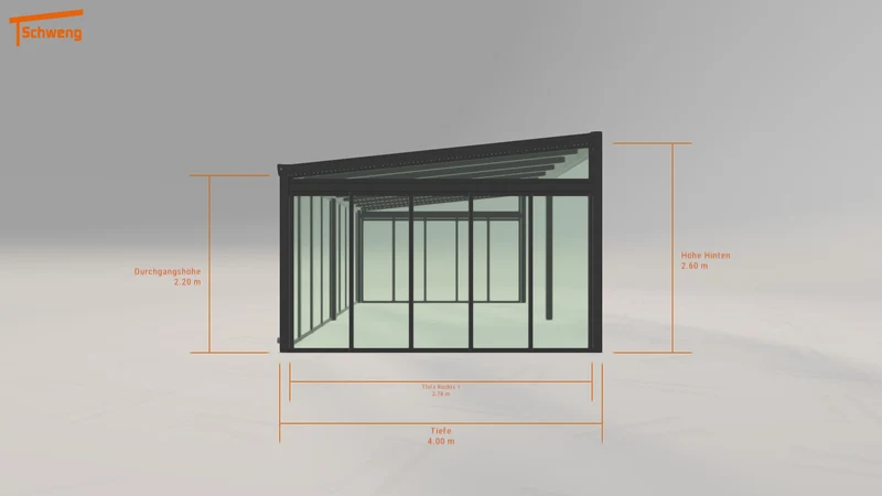 #DE Schweng Terrassenüberdachung S400 (ID jjprxb)