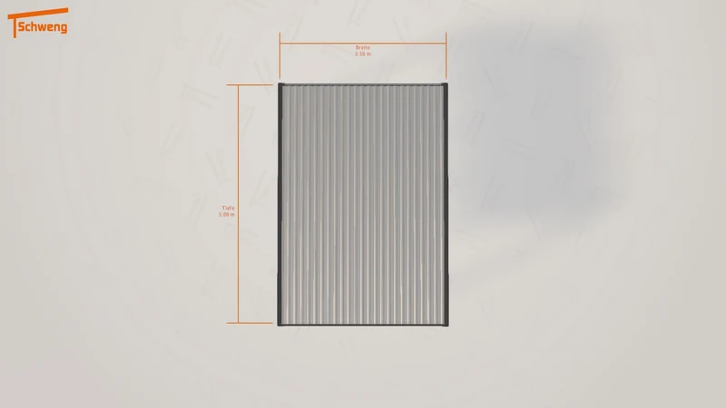 #DE Schweng Flachdachcarport C600 (ID bkq7xv)