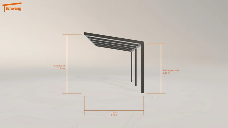 #DE Schweng Terrassenüberdachung S350 (ID ygyyj3)