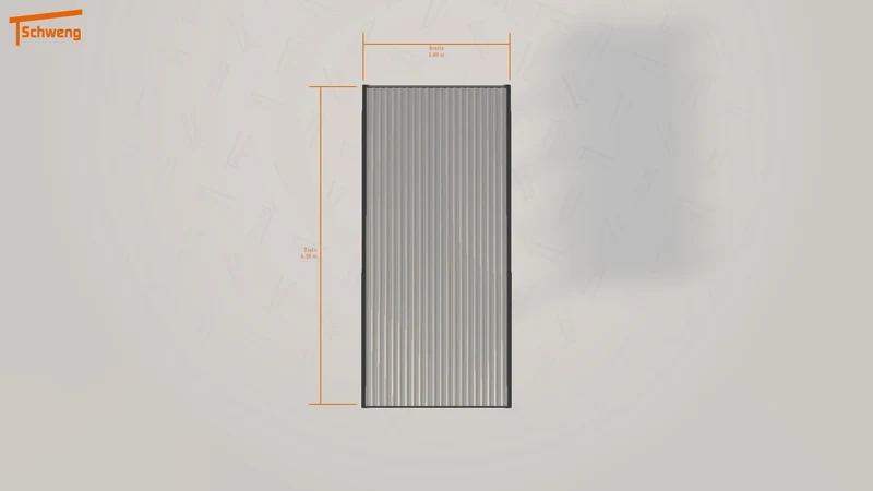 #DE Schweng Flachdachcarport C600 (ID jjpp9b)