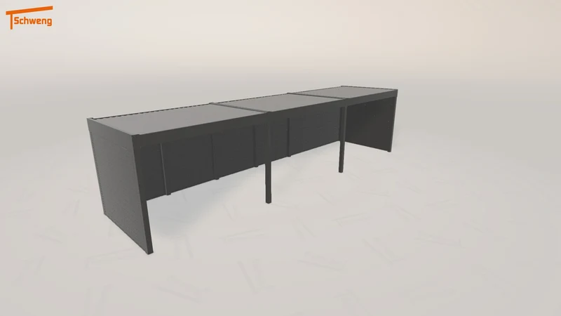 #DE Schweng Flachdachcarport C600+ (ID 2q55xg) #MTG