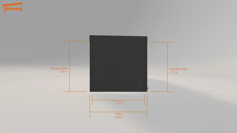 #DE Schweng Flachdachcarport C600+ (ID 2q55xg) #MTG